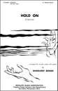 Hold on SATB choral sheet music cover